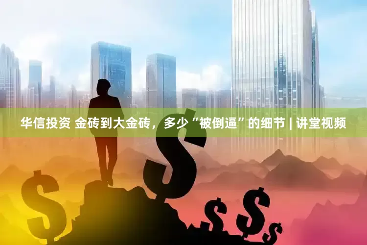 华信投资 金砖到大金砖，多少“被倒逼”的细节 | 讲堂视频