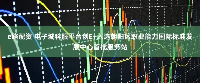 e路配资 电子城科服平台创E+入选朝阳区职业能力国际标准发展中心首批服务站